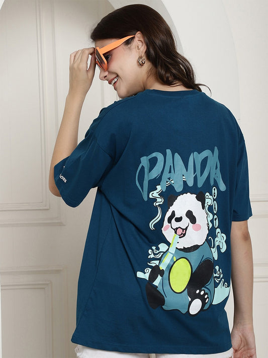 Graphic Printed Drop-Shoulder Oversized T-Shirt